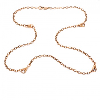 9ct Rose Gold 21 inch Belcher Chain